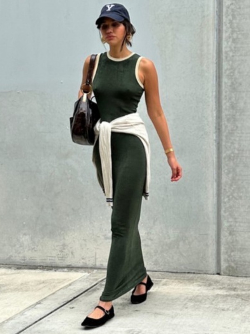 LIONESS 97' MAXI DRESS - FOREST